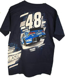 2016 NASCAR Jimmie Johnson #48 Lowes Slingshot Adult 2 Sided T-Shirt MEDIUM