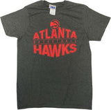 Atlanta Hawks Basketball Teen Boy's T-Shirt Gray (S 12/14 & L 16/18)